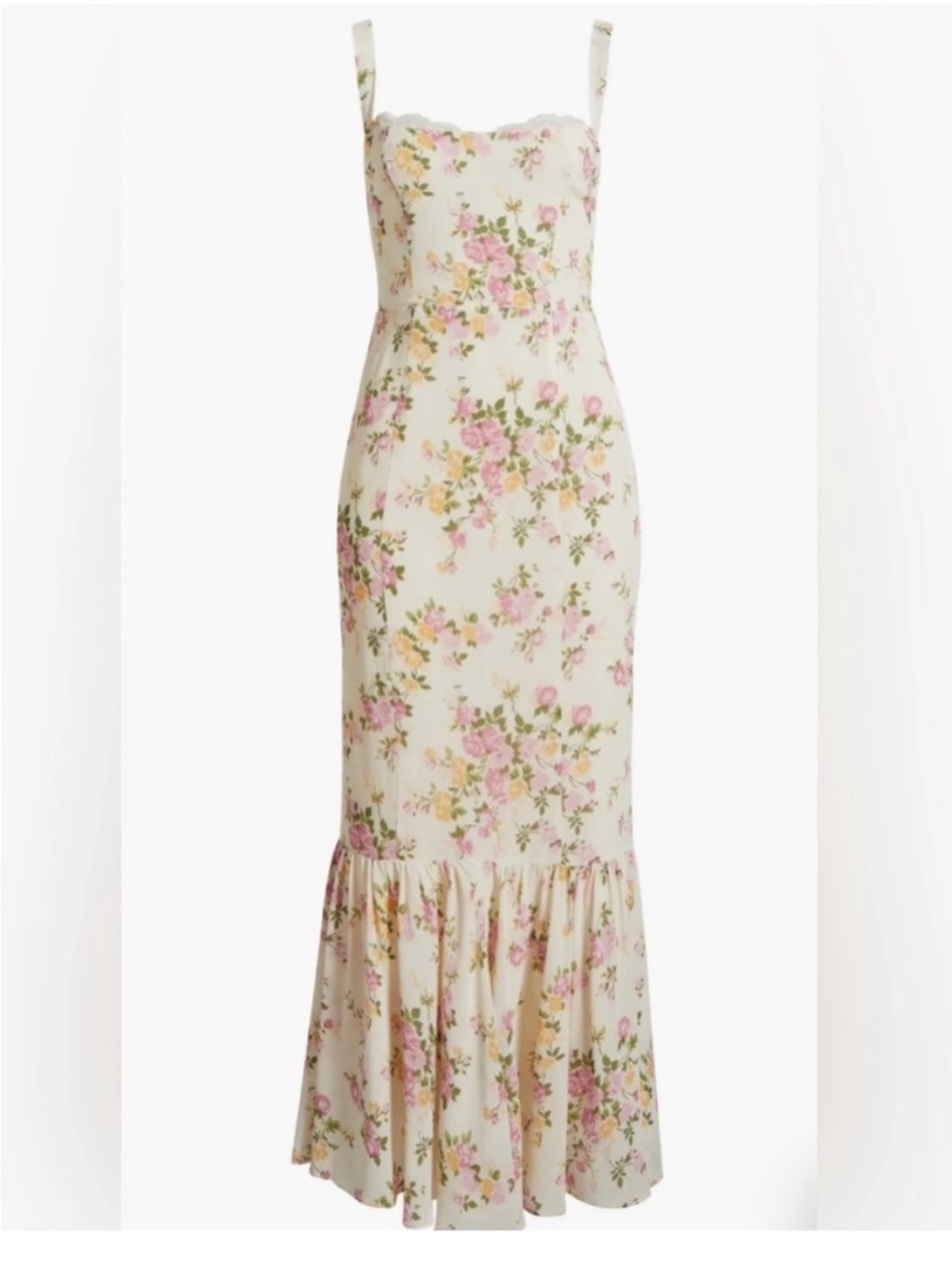 Reformation Irisa Floral Trumpet Dress - Picture 5 of 10
